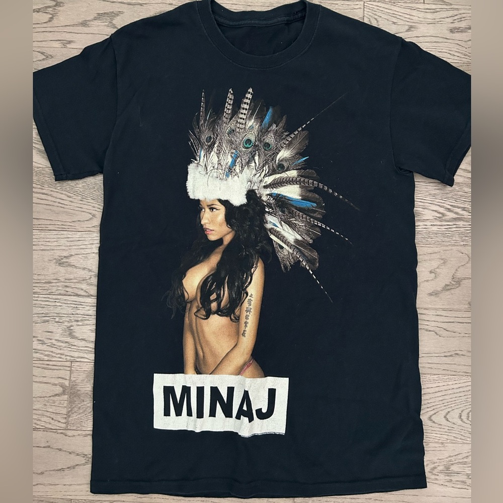 Nicki Minaj The Pinkprint Tour T-Shirt Rare VTG 2015